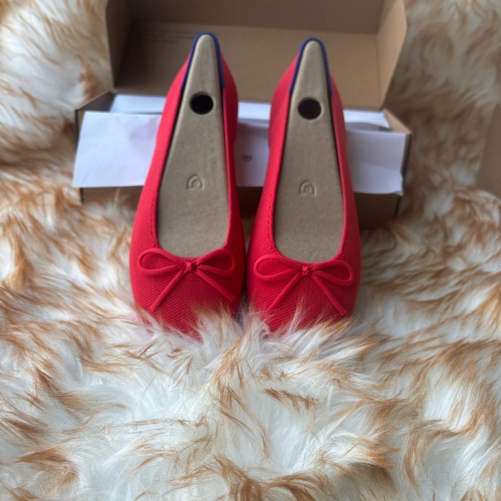 Elegant Red Women's Flats